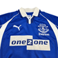 2000/02 Everton Home Football Shirt (S) Puma #18 Gascoigne