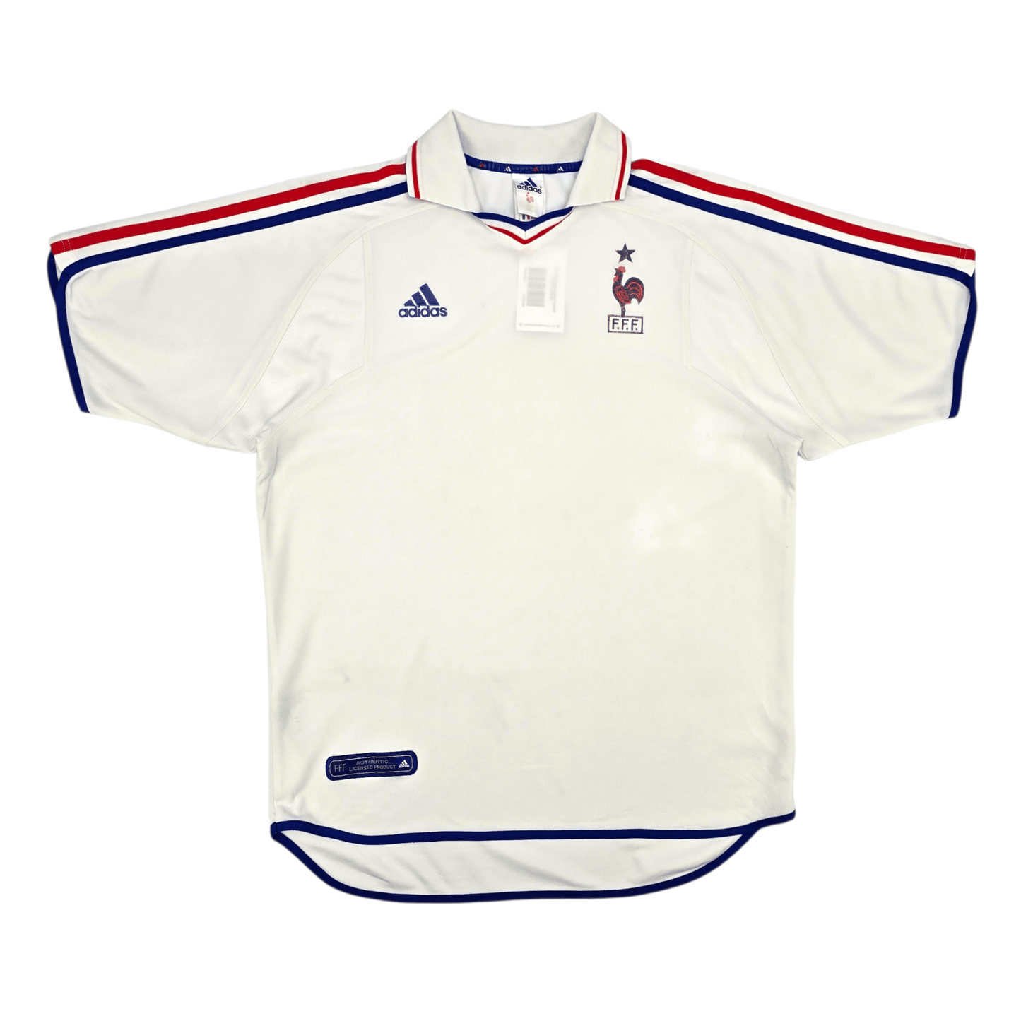 2000/02 France Away Football Shirt (L) Adidas