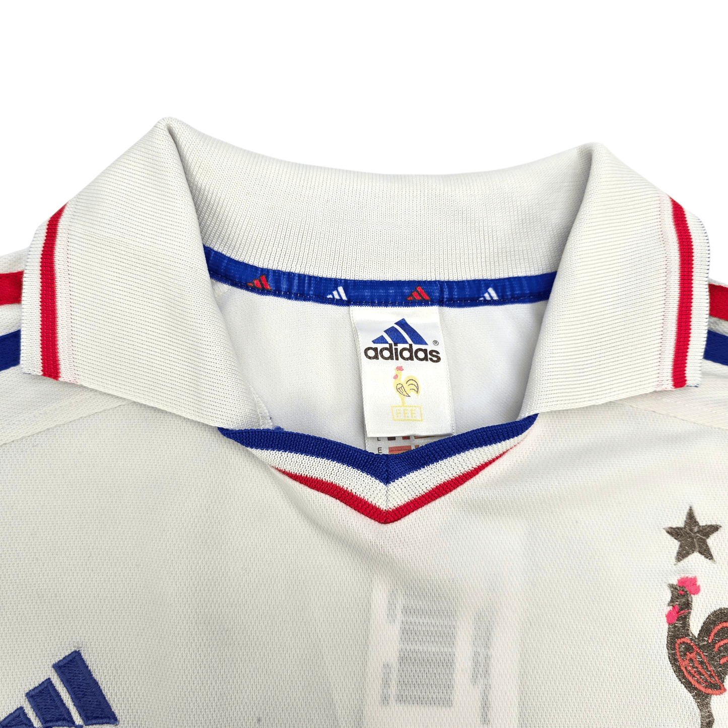 2000/02 France Away Football Shirt (L) Adidas