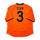 2000/02 Holland Home Football Shirt (L) Nike #3 Stam