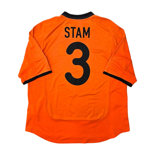 2000/02 Holland Home Football Shirt (L) Nike #3 Stam