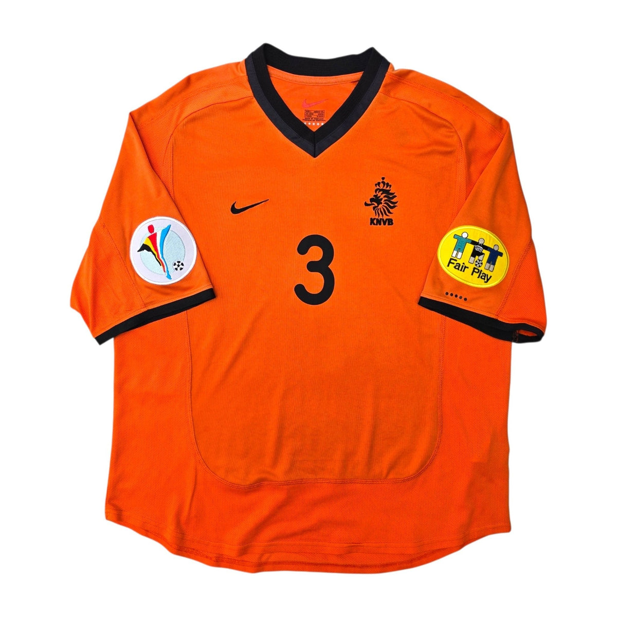 2000/02 Holland Home Football Shirt (L) Nike #3 Stam