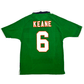 2000/02 Ireland Home Football Shirt (M) Umbro #6 Keane