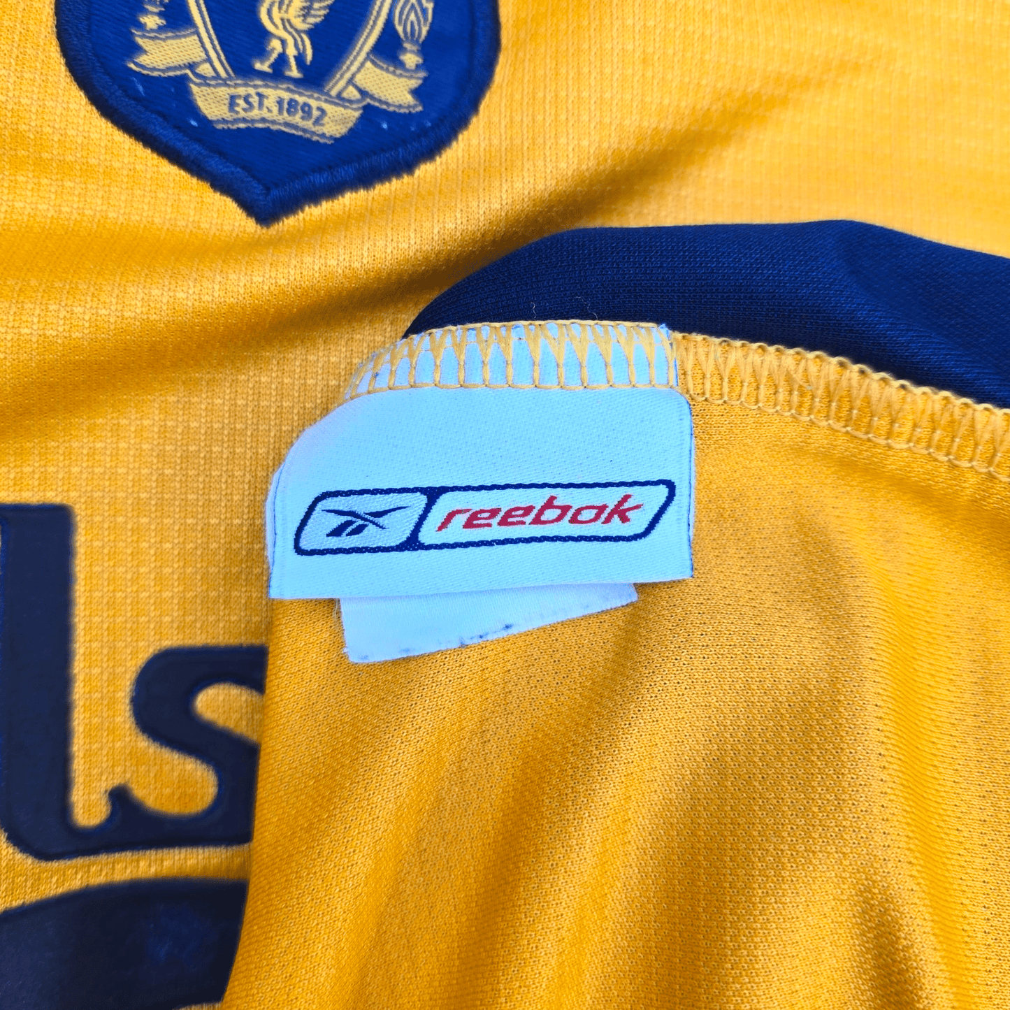 2000/02 Liverpool Away Football Shirt (L) Reebok
