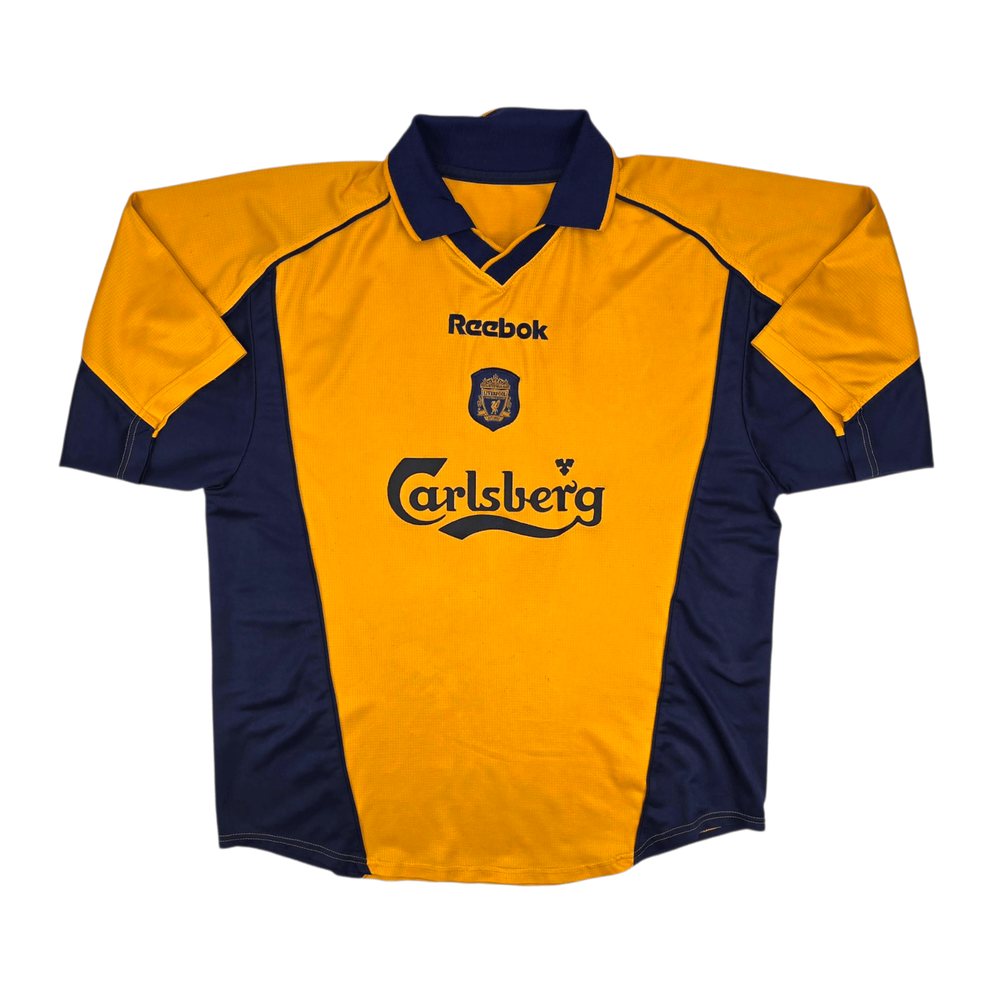 2000/02 Liverpool Away Football Shirt (L) Reebok