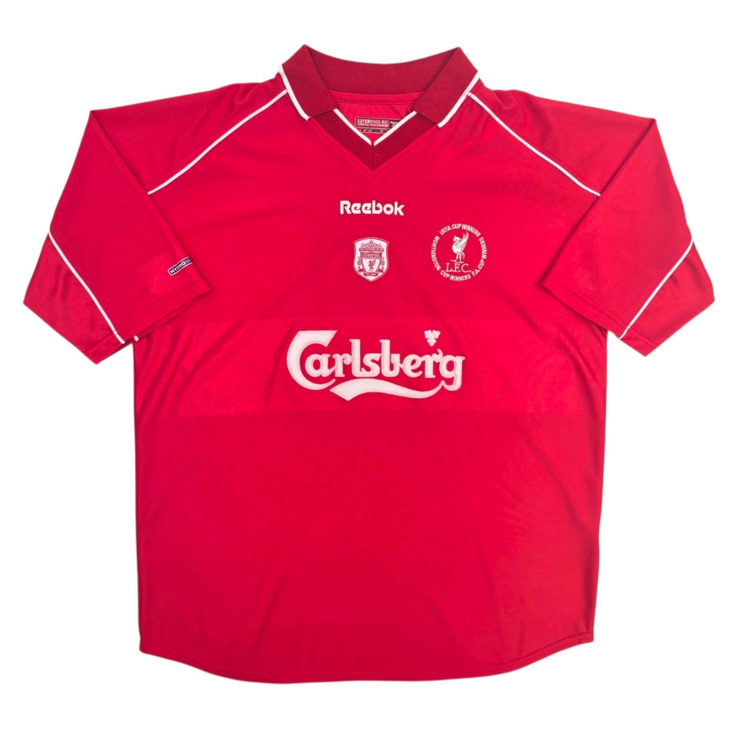 2000/02 Liverpool Home Football Shirt (L) Reebok (Cup Winners)
