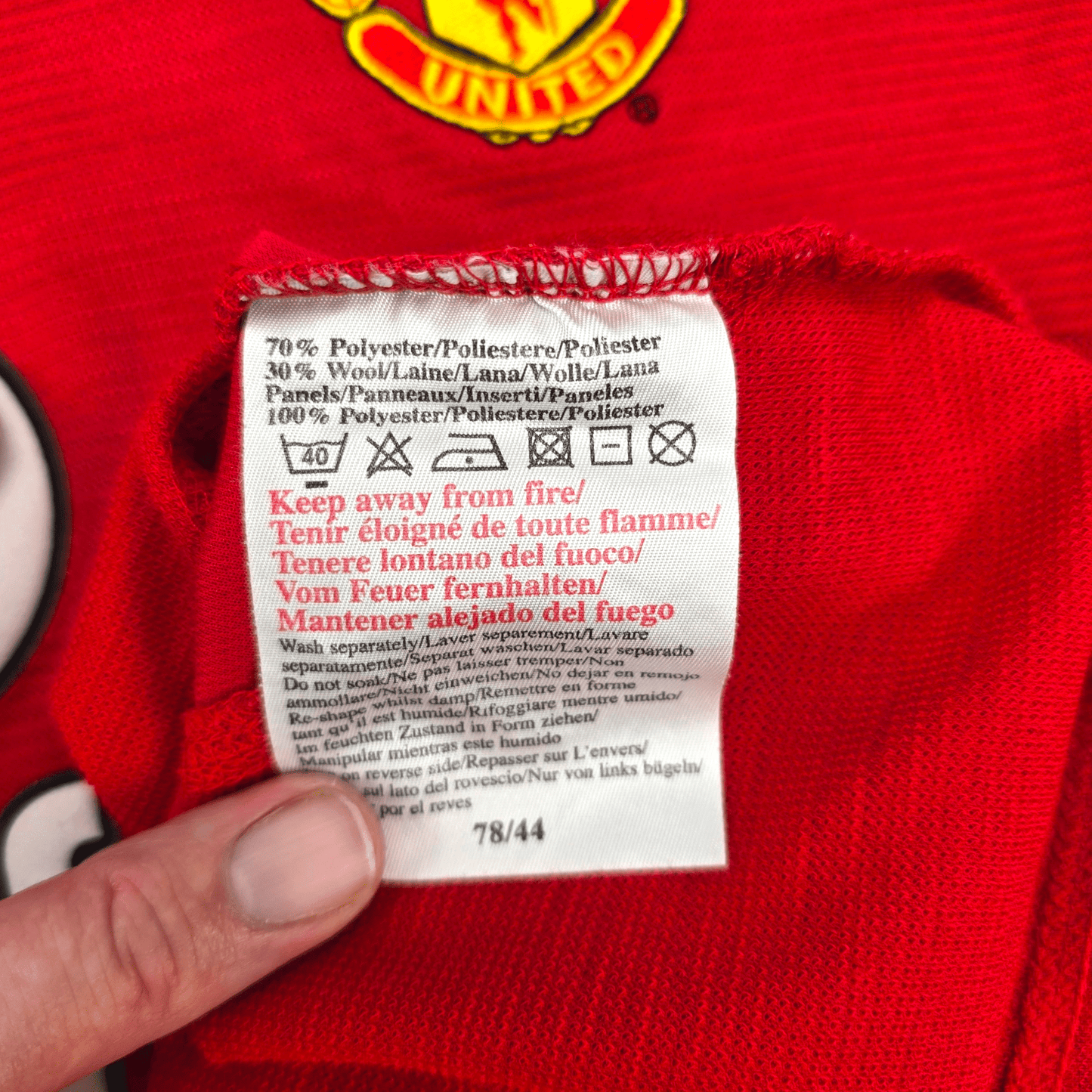 2000/02 Manchester United Home Football Shirt (2XL) Umbro #19 Yorke
