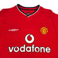 2000/02 Manchester United Home Football Shirt (L) Umbro #7 Beckham