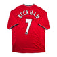 2000/02 Manchester United Home Football Shirt (L) Umbro #7 Beckham