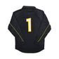 2000s Template Goal Keeper Football Shirt (L) Nike #1 (Black/Yellow)