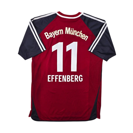 2001/02 Bayern Munich Home Football Shirt (L) Adidas #11 Effenberg