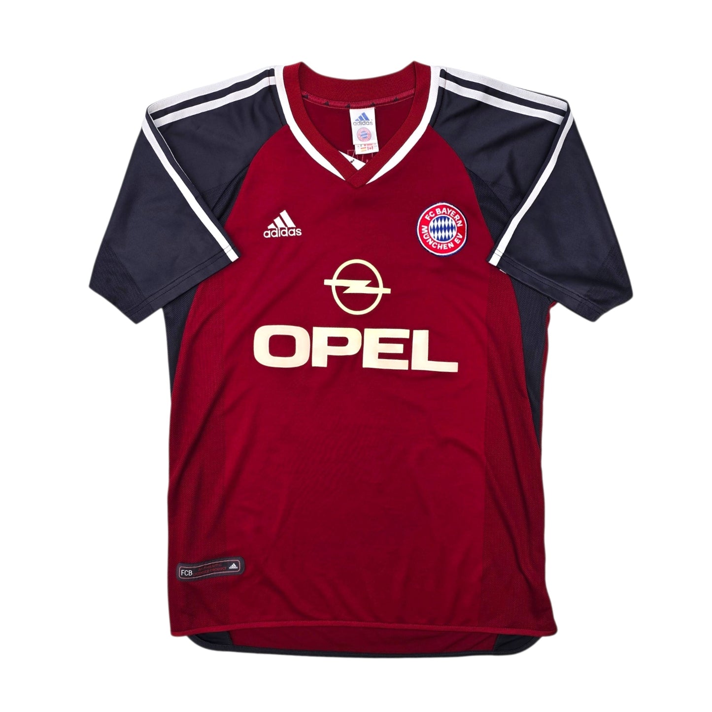 2001/02 Bayern Munich Home Football Shirt (L) Adidas #11 Effenberg
