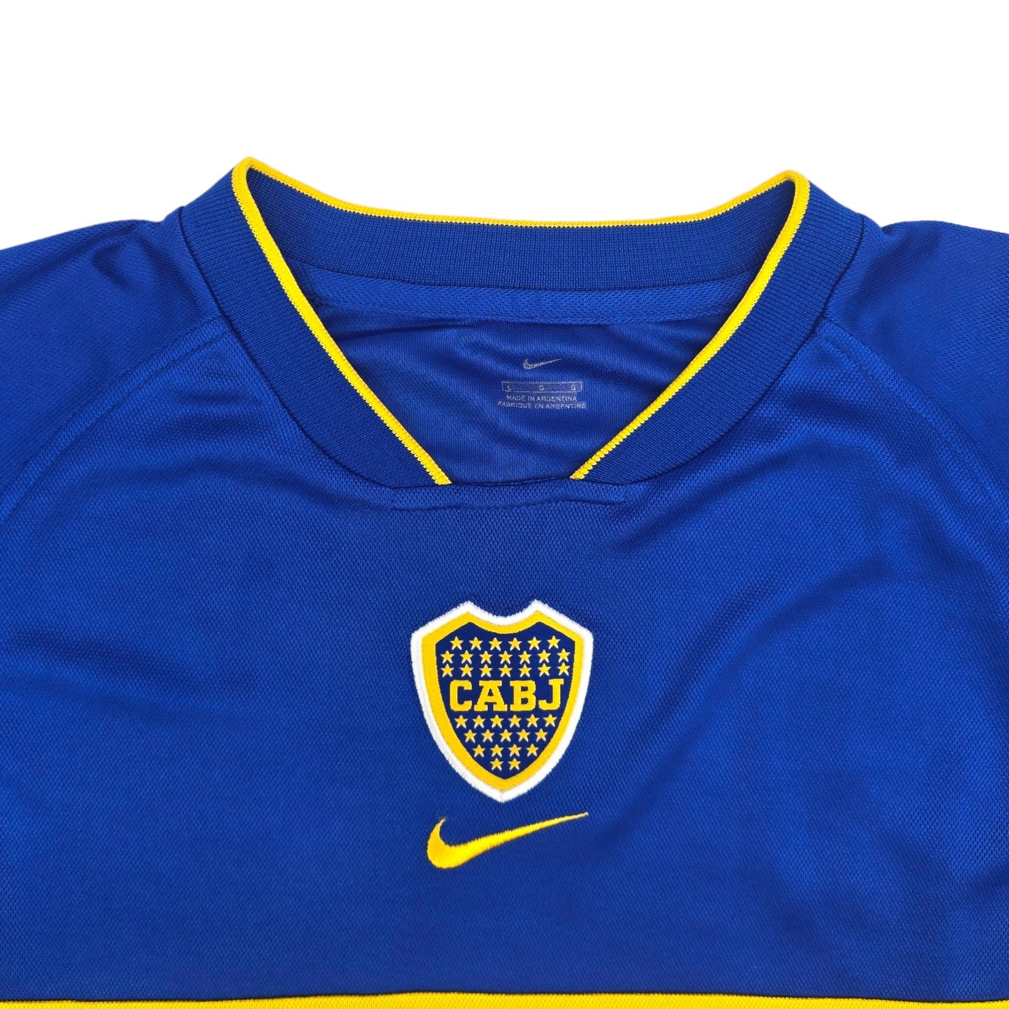 2001/02 Boca Juniors Home Football Shirt (L) Nike