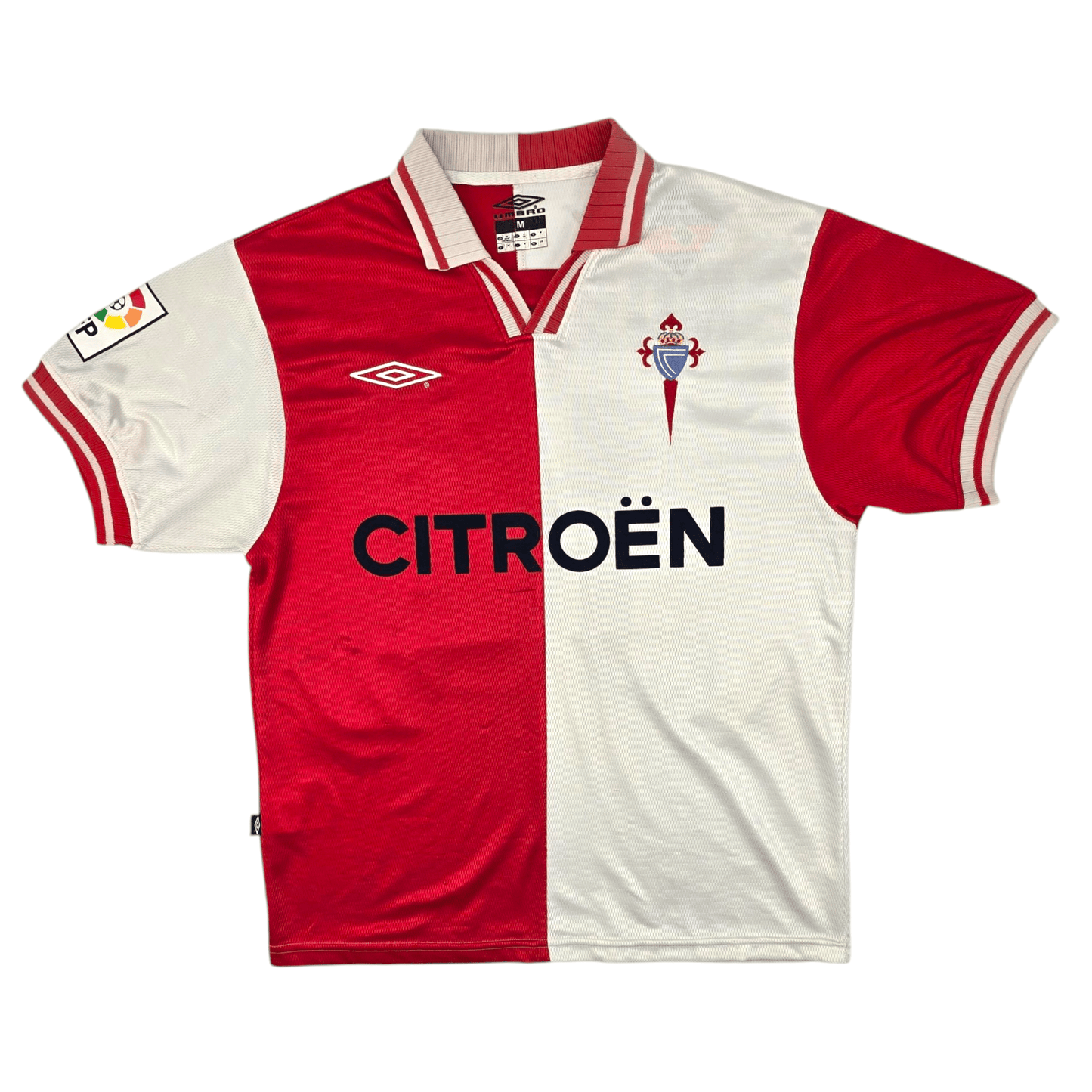 2001/02 Celta Vigo Away Football Shirt (M) Umbro #10 Mostovoi