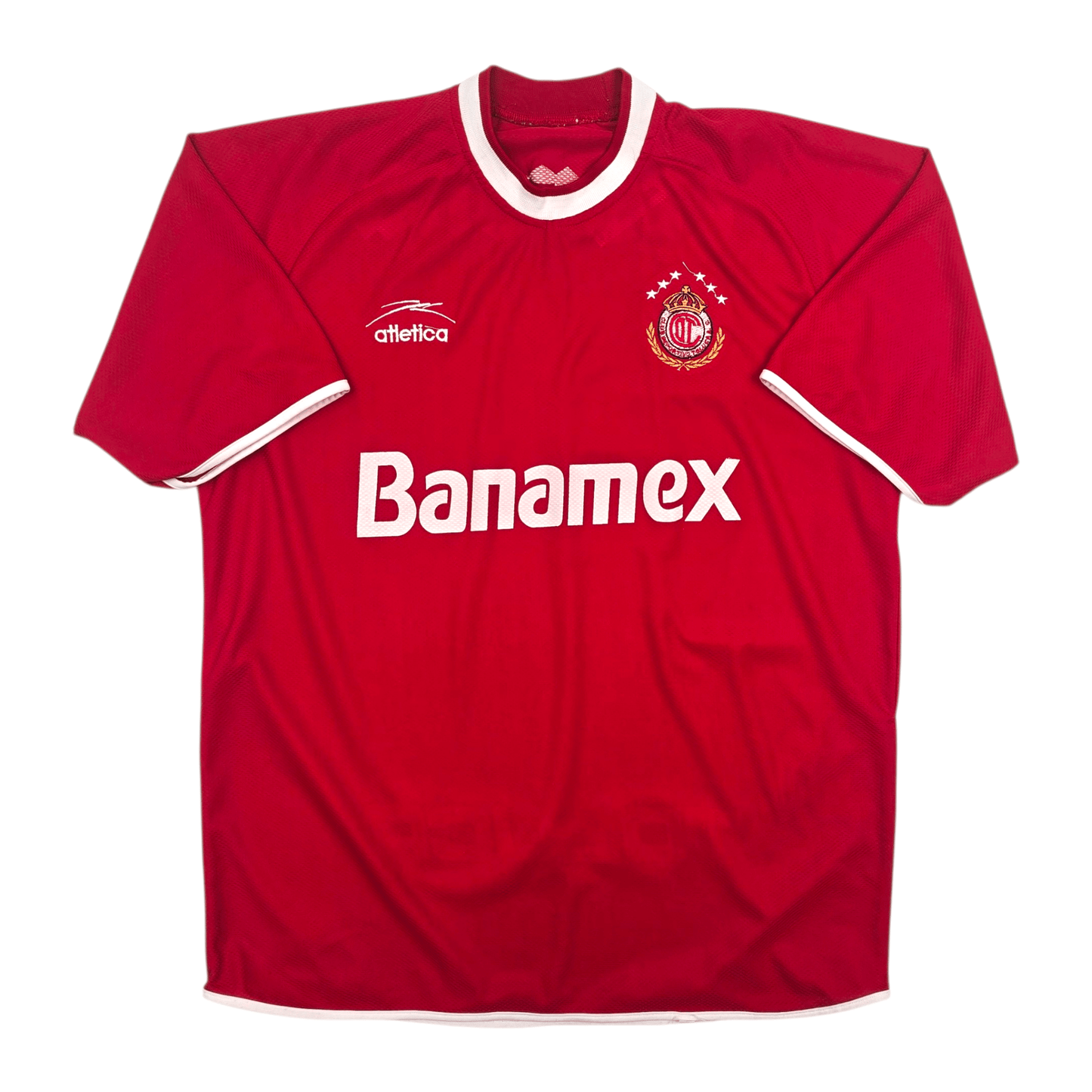 2001/02 Deportivo Tuluca Home Football Shirt (XL) Atletica