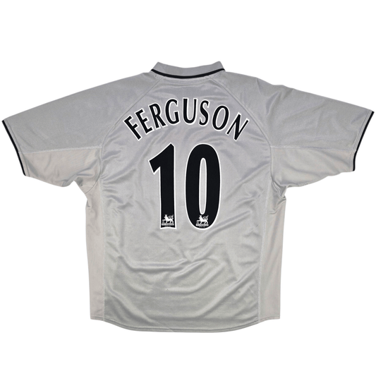 2001/02 Everton Away Football Shirt (L) Puma #10 Ferguson