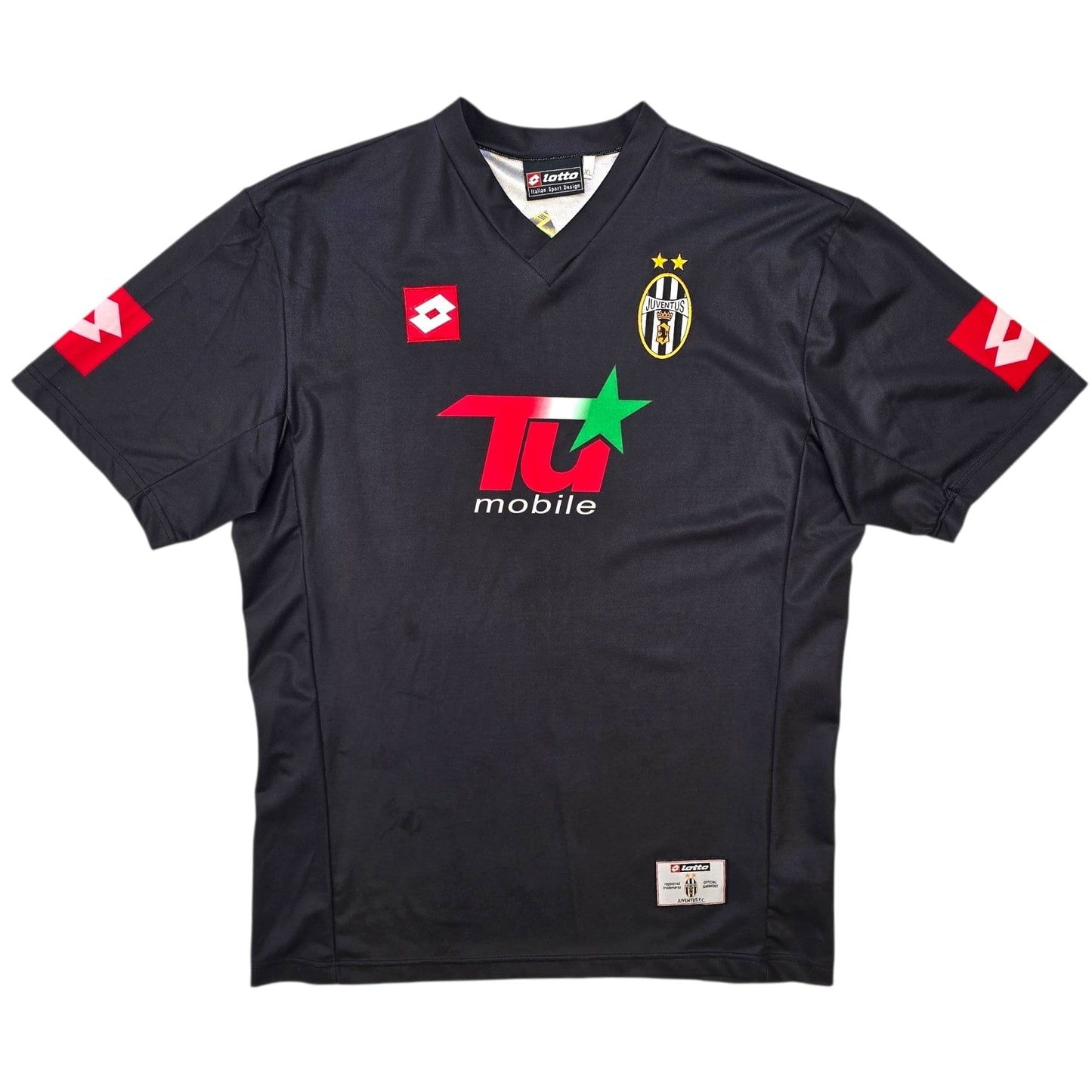 2001/02 Juventus Away Football Shirt (XL) Lotto