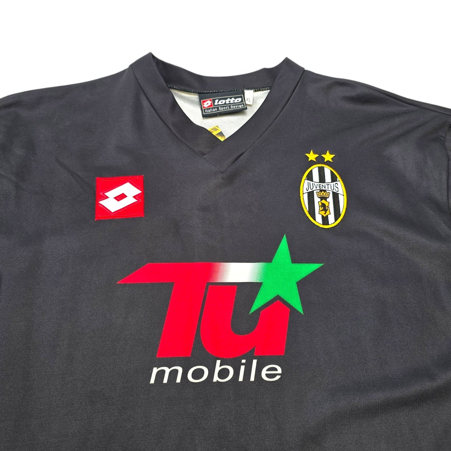 2001/02 Juventus Away Football Shirt (XL) Lotto