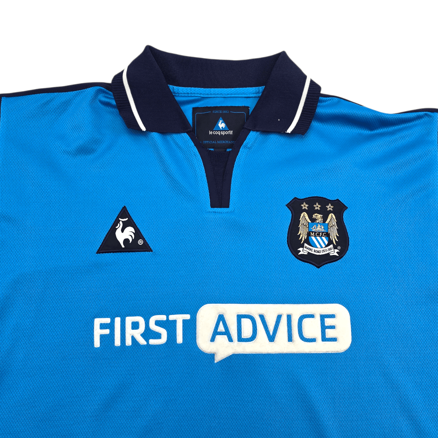 2001/02 Manchester City Home Football Shirt (XL) Le Coq Sportif
