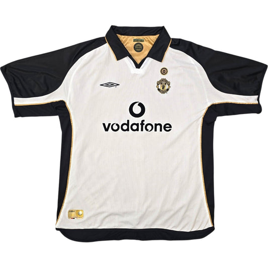 2001/02 Manchester United Away Football Shirt (2XL) Umbro (Centenary)