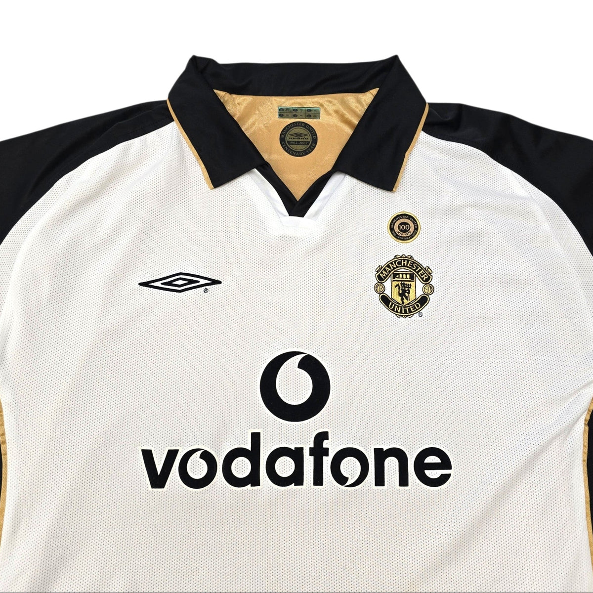 2001/02 Manchester United Away Football Shirt (2XL) Umbro (Centenary)