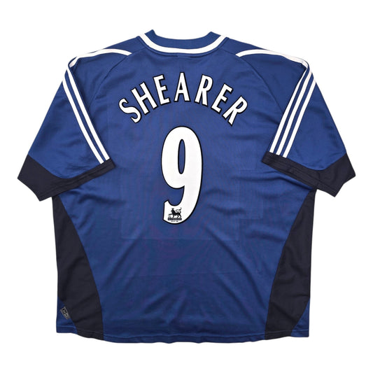 2001/02 Newcastle United Away Football Shirt (2XL) Adidas #9 Shearer