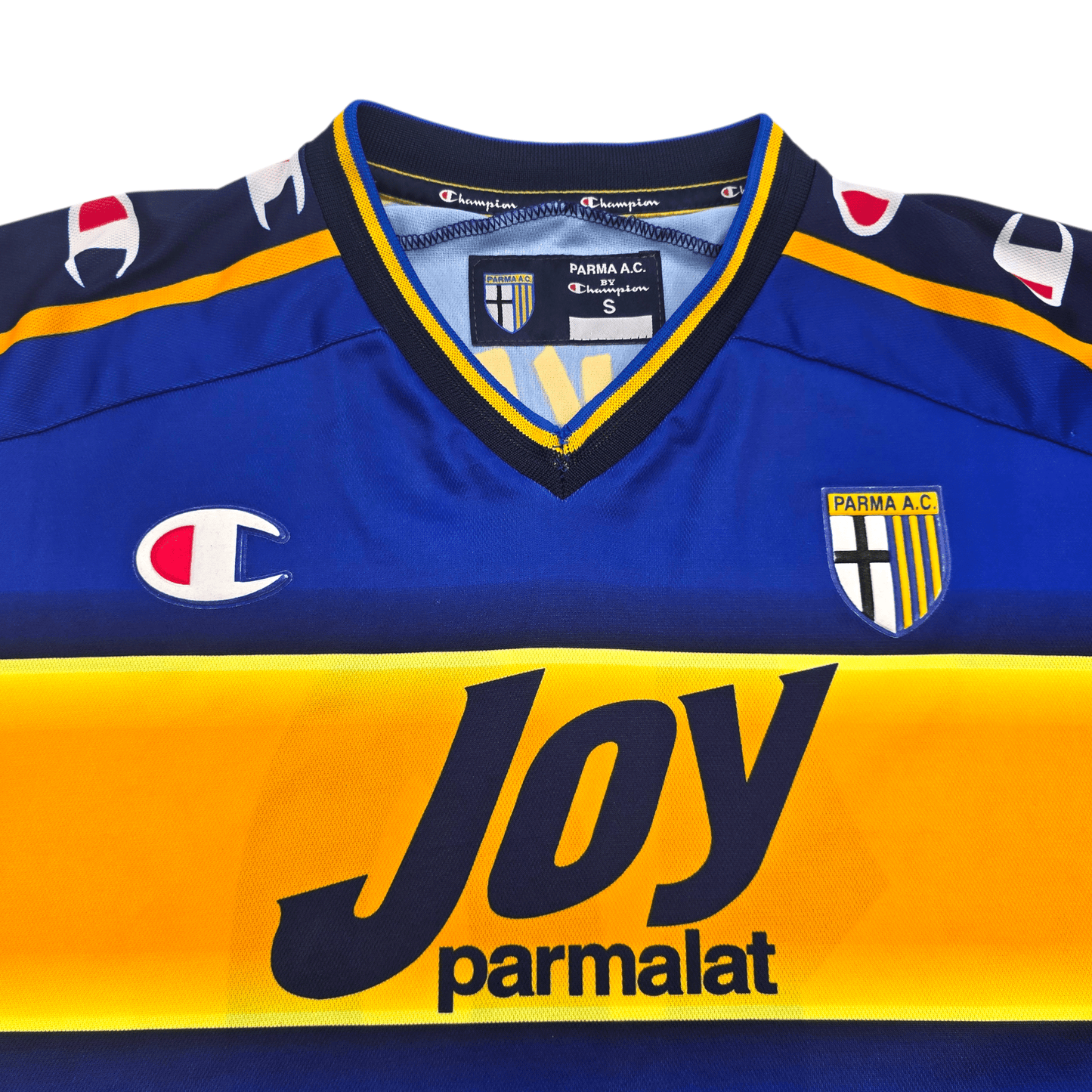 2001/02 Parma Home Football Shirt (S) Champion #10 Nakata