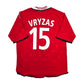 2001/02 Perugia Home Football Shirt (XL) Galex #15 Vryzas