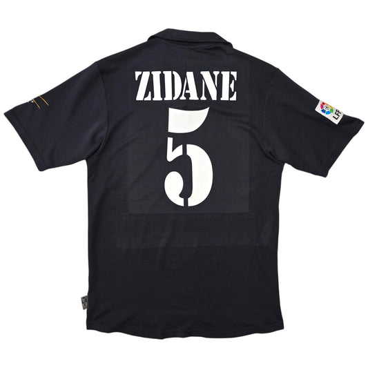 2001/02 Real Madrid Away Football Shirt (M) Adidas #5 Zidane (Centenary)