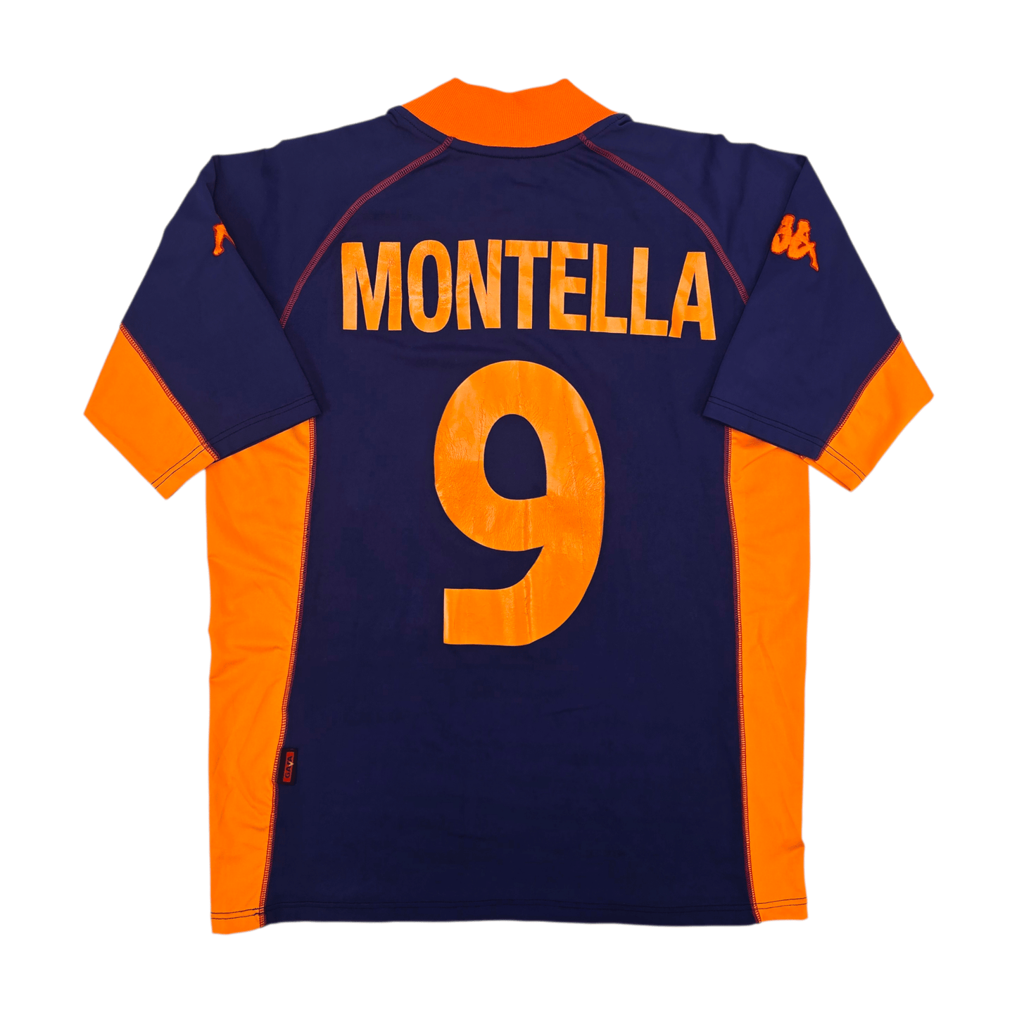 2001/02 Roma Third Football Shirt (2XL) Kappa #9 Montella