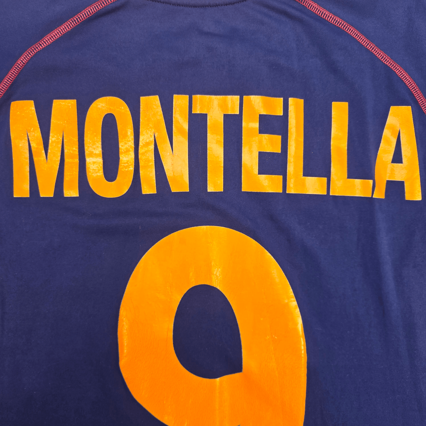 2001/02 Roma Third Football Shirt (2XL) Kappa #9 Montella
