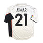 2001/02 Valencia Home Football Shirt (M) Nike #21 Aimar