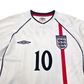 2001/03 England Home Football Shirt (M) Umbro #10 Owen