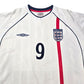 2001/03 England Home Football Shirt (XL) Umbro #9 Fowler