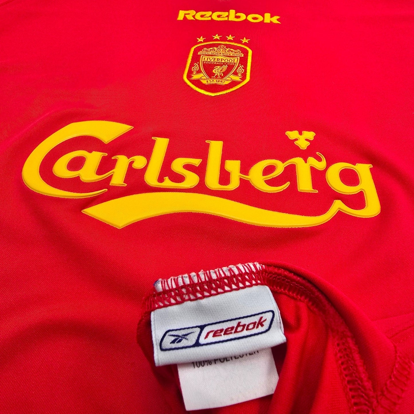 2001/03 Liverpool European Football Shirt (XL) Reebok