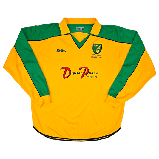 2001/03 Norwich City Home Football Shirt (XL) Xara (Centenary)