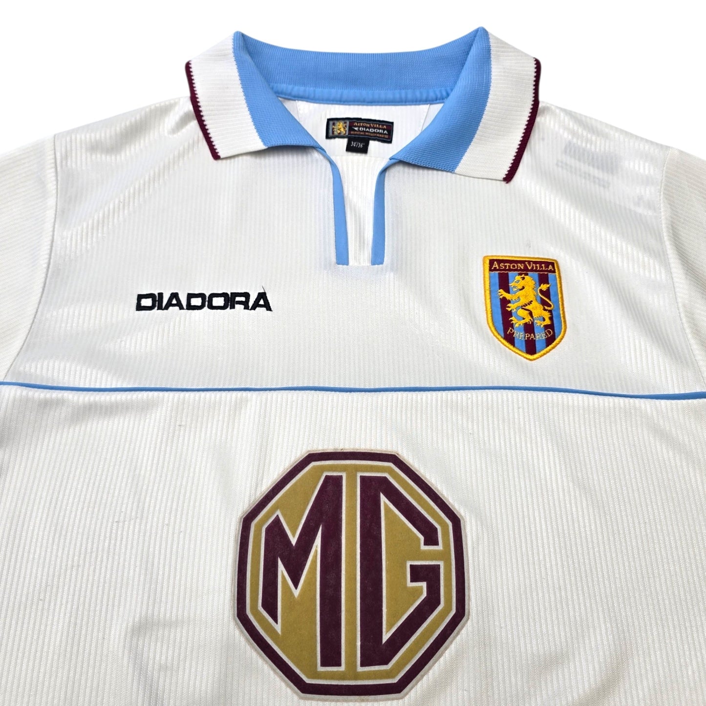 2002/03 Aston Villa Away Football Shirt (S) Diadora
