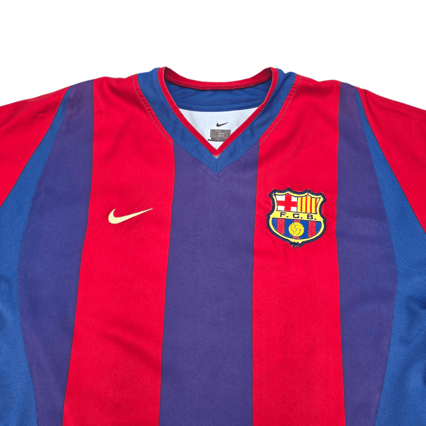2002/03 Barcelona Home Football Shirt (L) Nike #9 Kluivert