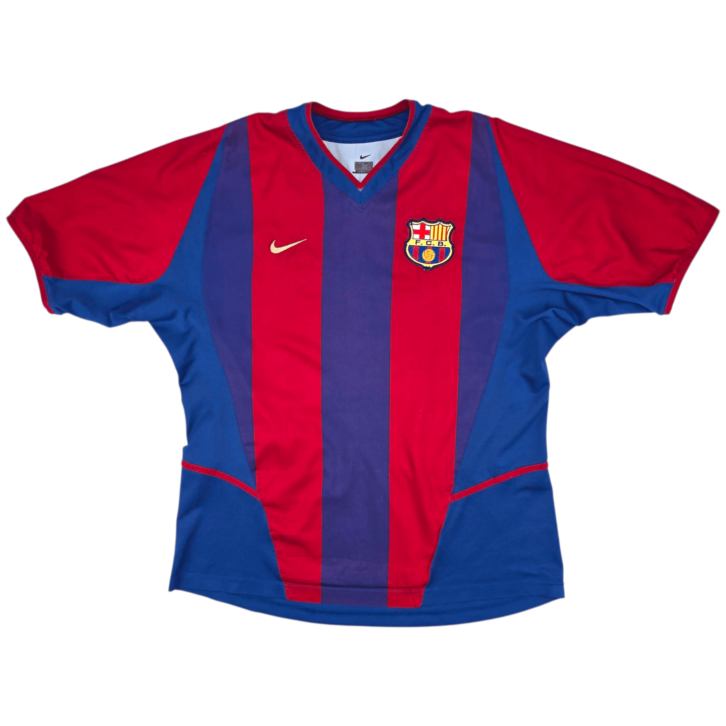 2002/03 Barcelona Home Football Shirt (L) Nike #9 Kluivert
