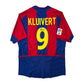 2002/03 Barcelona Home Football Shirt (S) Nike #9 Kluivert