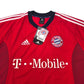 2002/03 Bayern Munich European Football Shirt (XL) Adidas #11 Ze Roberto (BNWTs)