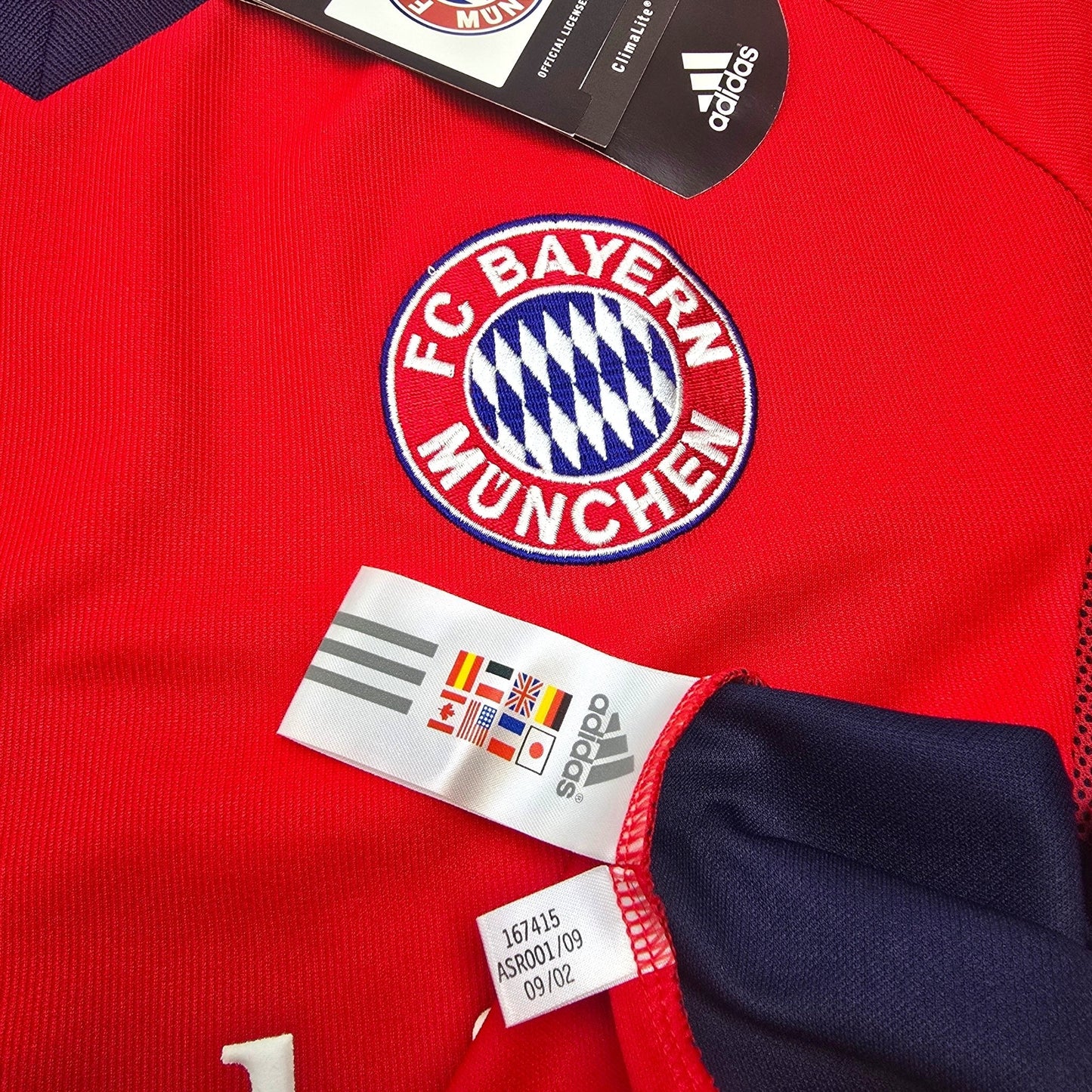2002/03 Bayern Munich Home Football Shirt (XL) Adidas (European | BNWTs)