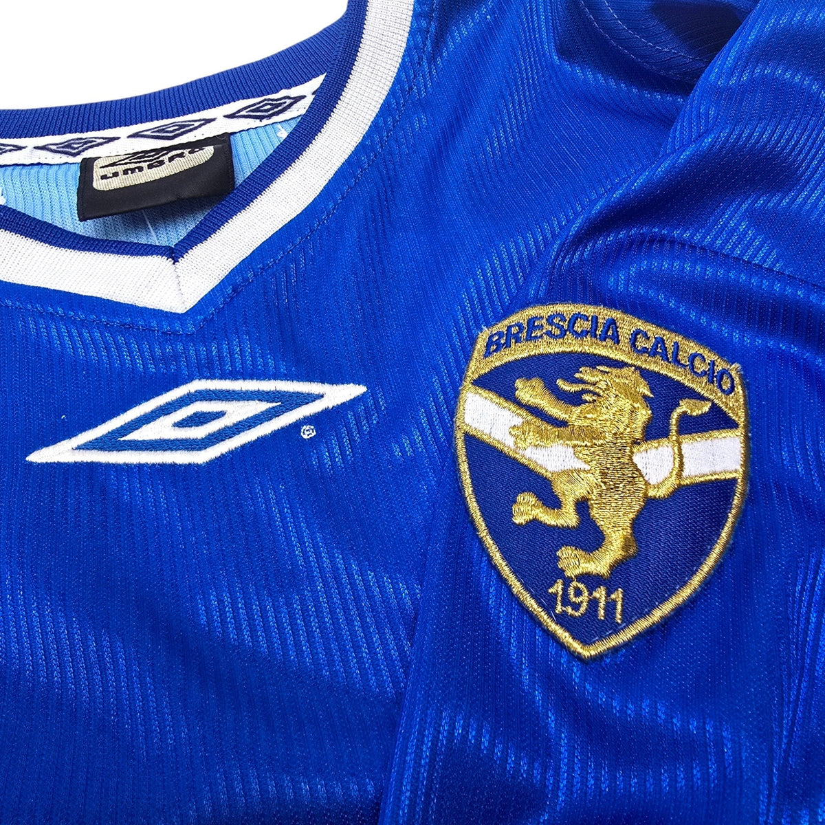 2002/03 Brescia Home Football Shirt (XL) Umbro #10 Baggio