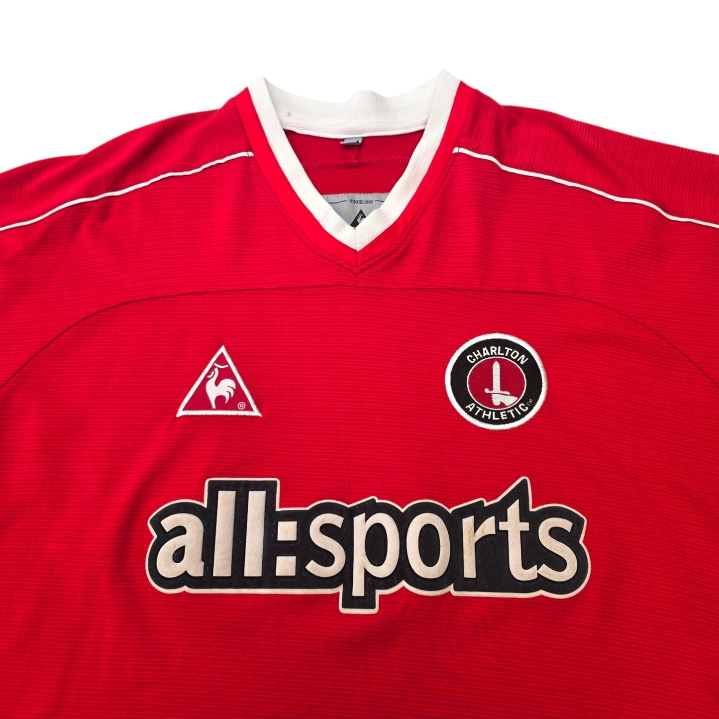 2002/03 Charlton Athletic Home Football Shirt (2XL) Le Coq Sportif