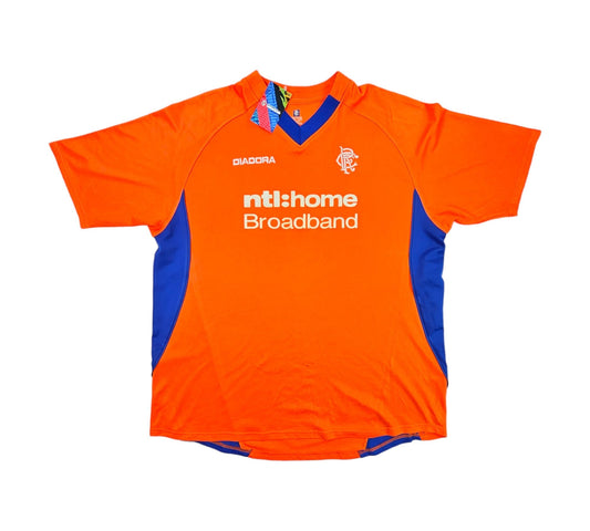 2002/03 Glasgow Rangers Away Football Shirt (XL) Diadora