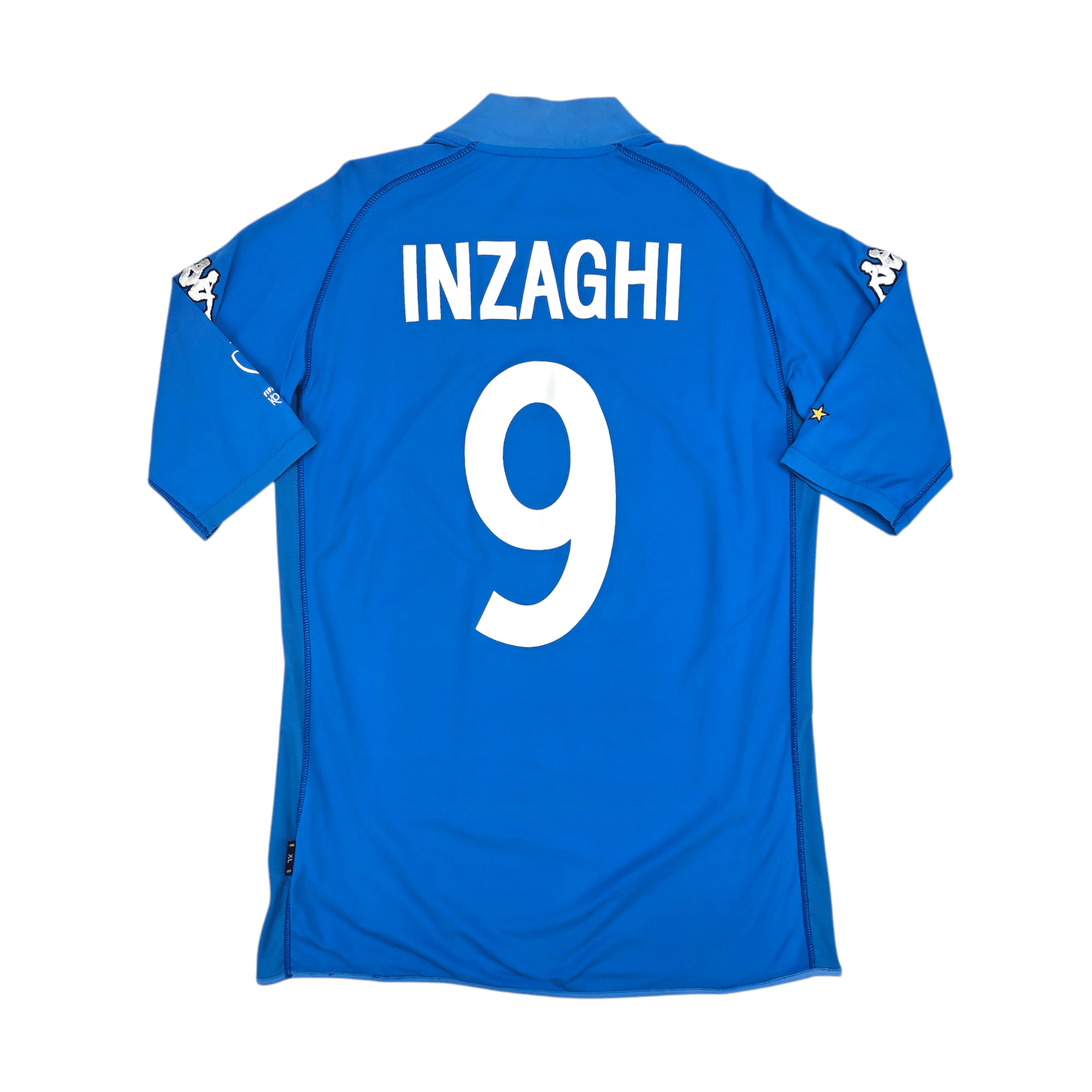 2002/03 Italy Home Football Shirt (XL) Kappa #9 Inzaghi