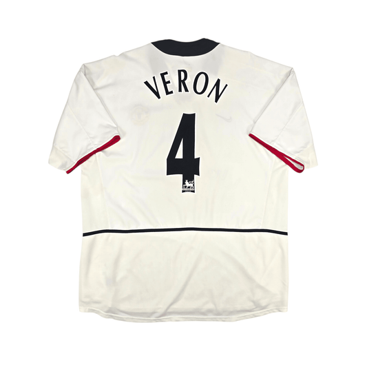2002/03 Manchester United Away Football Shirt (2XL) Nike #4 Veron