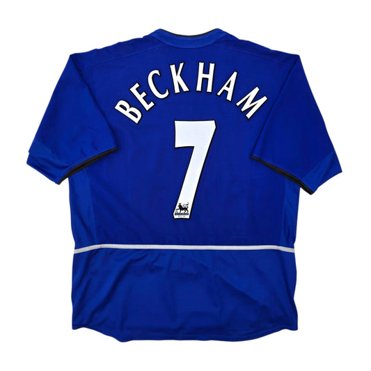 2002/03 Manchester United Third Football Shirt (XL) Nike #7 Beckham
