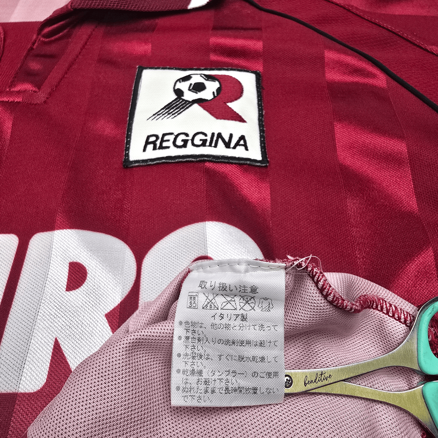 2002/03 Reggina Home Football Shirt (M) Asics #10 Nakamura