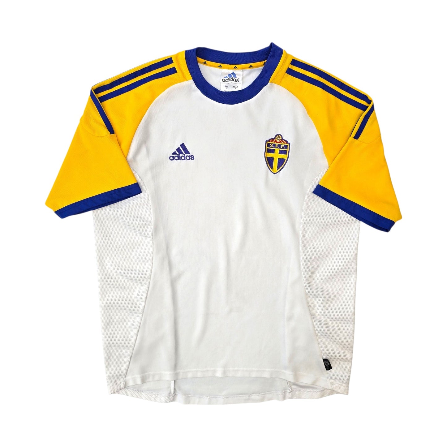2002/03 Sweden Away Football Shirt (L) Adidas